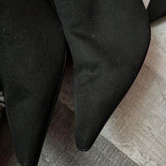 Sexy Black Suede Boots - Picture 16 of 16